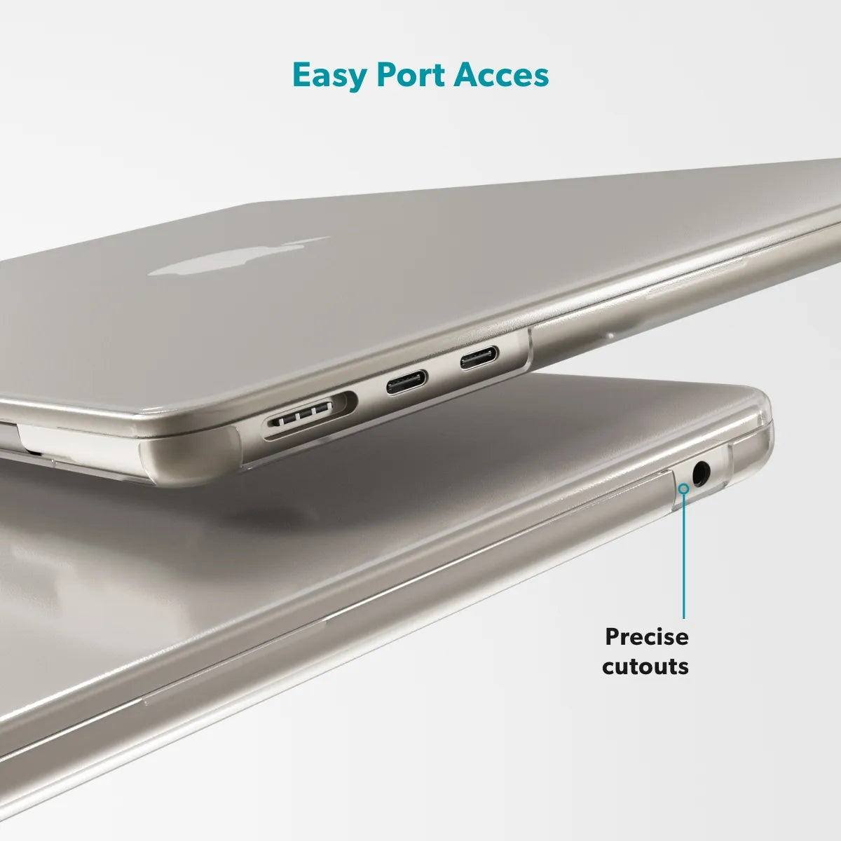 Epico Slim Shell MacBookPro 16" (M1-M4) (A2485/A2780/A2991/A3403/A3186) - Matt Transparent