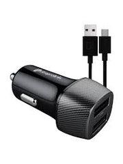 30W Fibre Carbon Design In-Car Charger