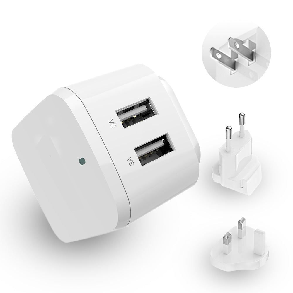 32W Dual Usb -C & USB-A Power Adapter