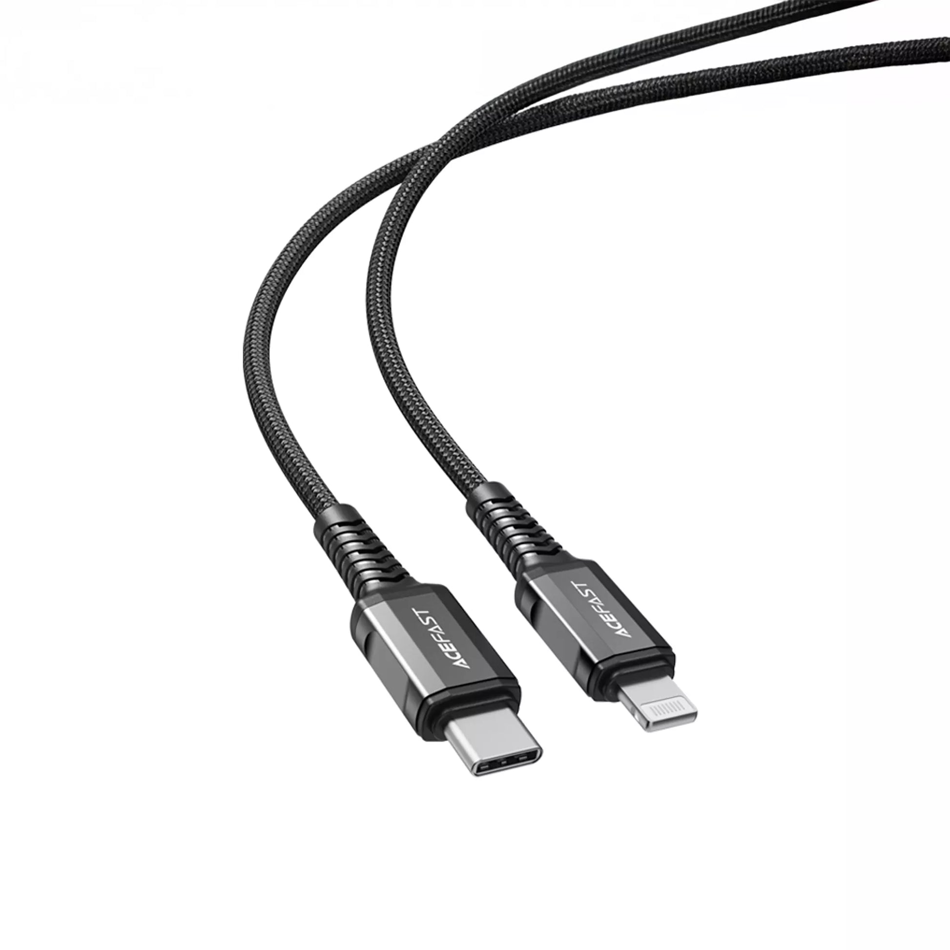 Acefast-1.2m_30W_PowerDelivery-TypeCtoMFILightningBraidedCable-Black1