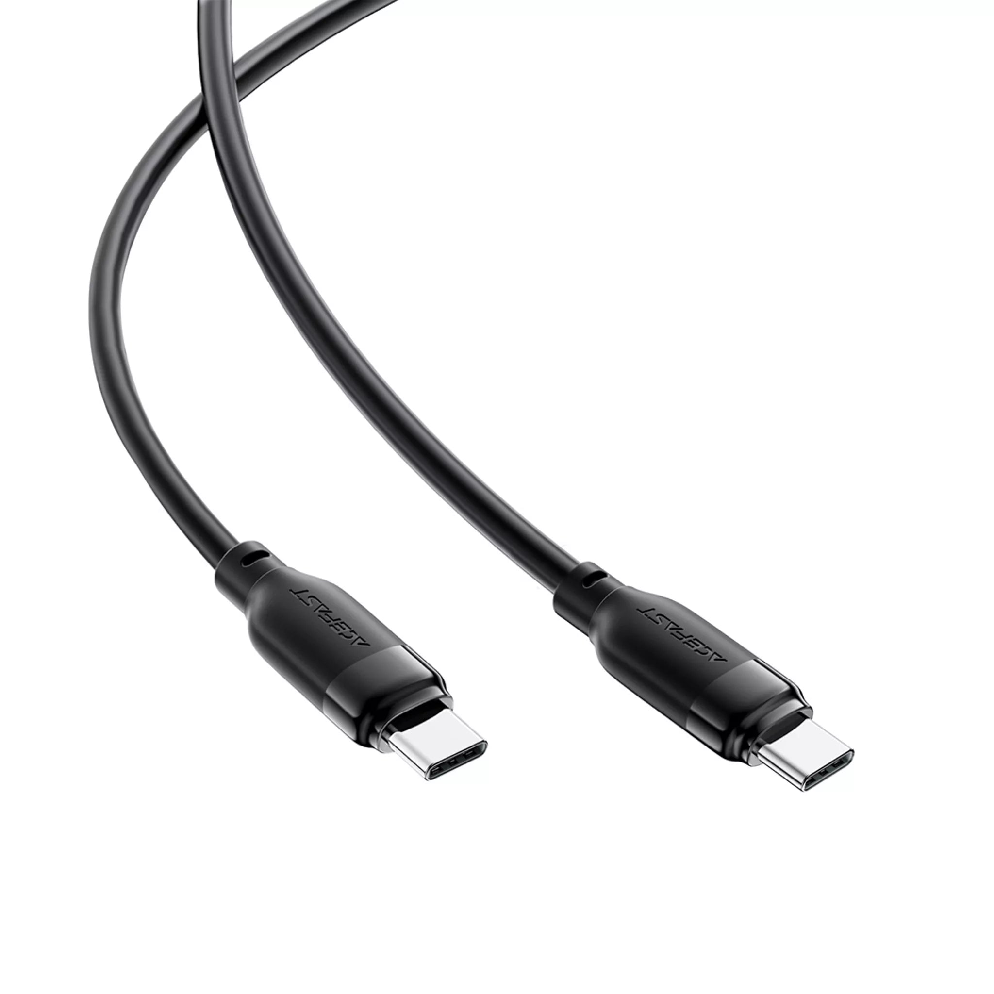 Acefast - 1.2m (60W) Power Delivery - USB-C to USB-C Cable - Black