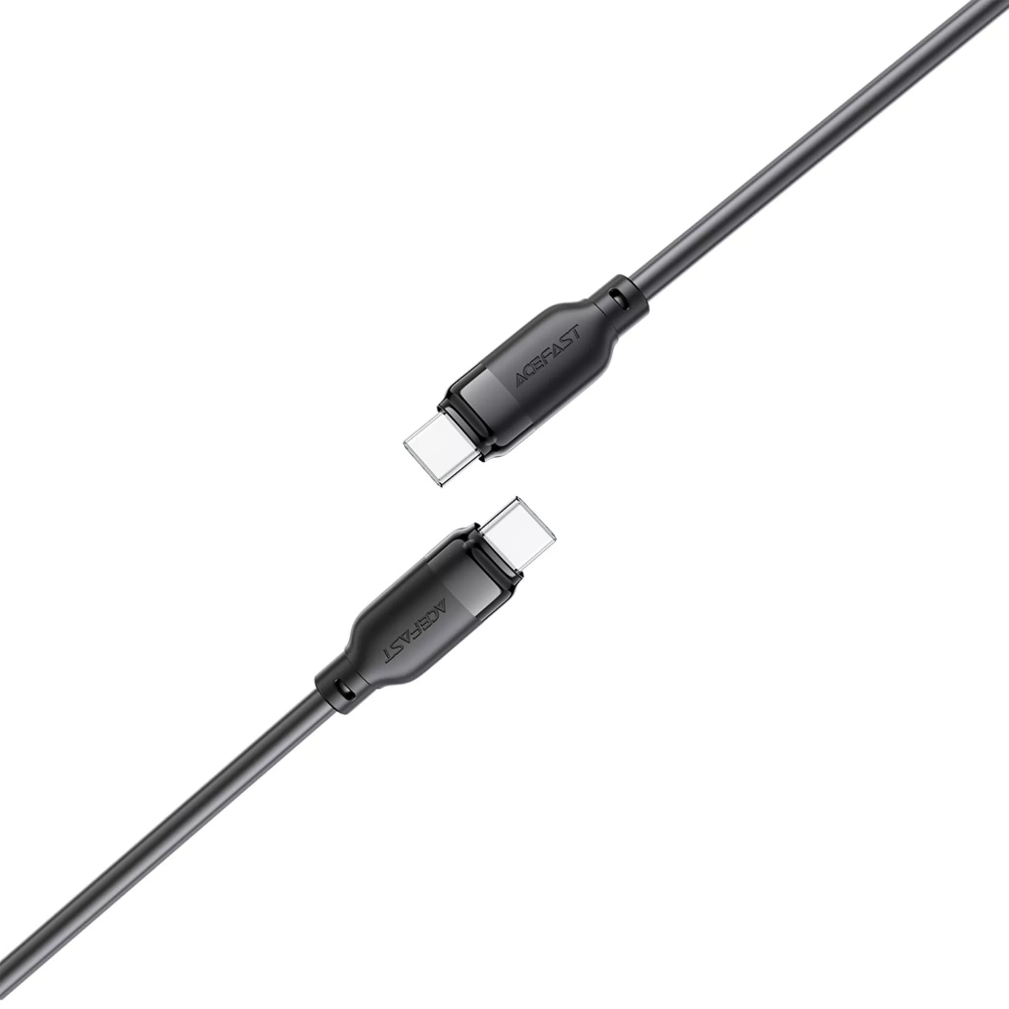 Acefast - 1.2m (60W) Power Delivery - USB-C to USB-C Cable - Black