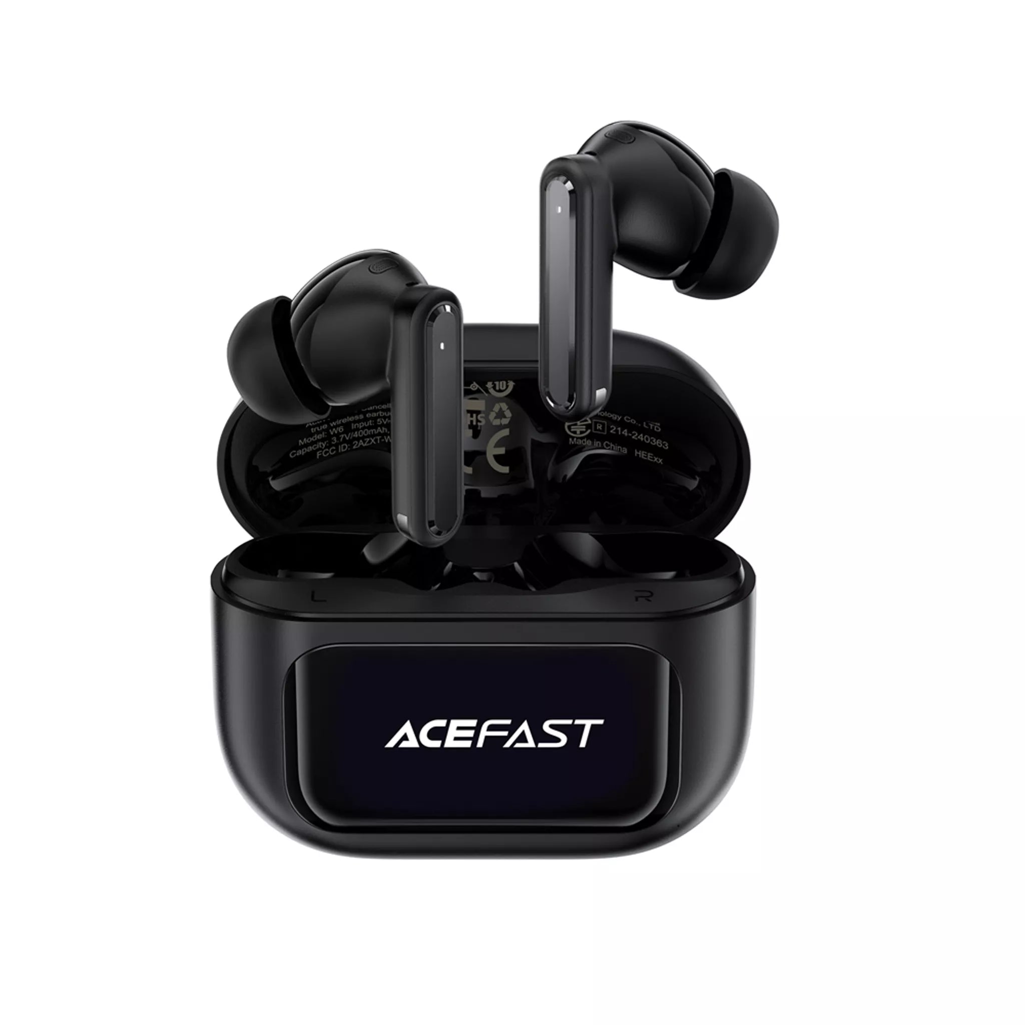 Acefast - True Wireless AI Noise Cancelling IPX4 Earbuds & Smart Screen Charging Case
