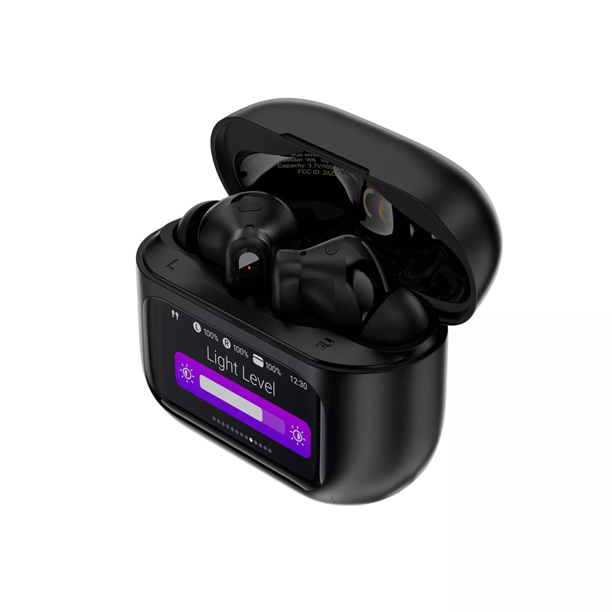 Acefast - True Wireless AI Noise Cancelling IPX4 Earbuds & Smart Screen Charging Case