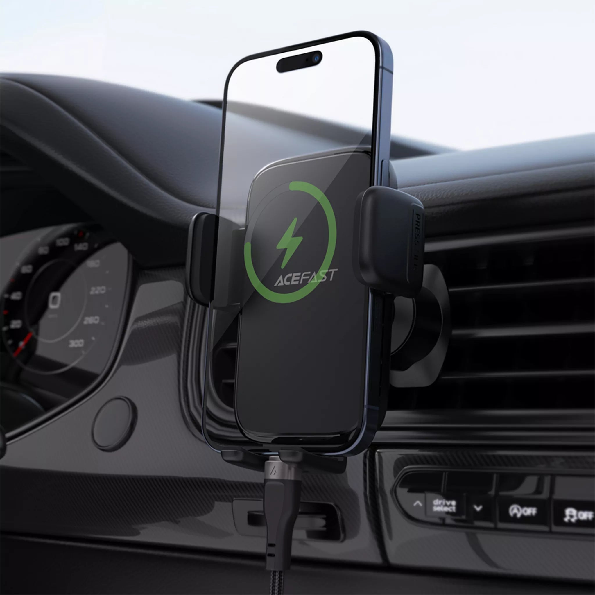 Acefast - Universal Car Vent Holder - Black