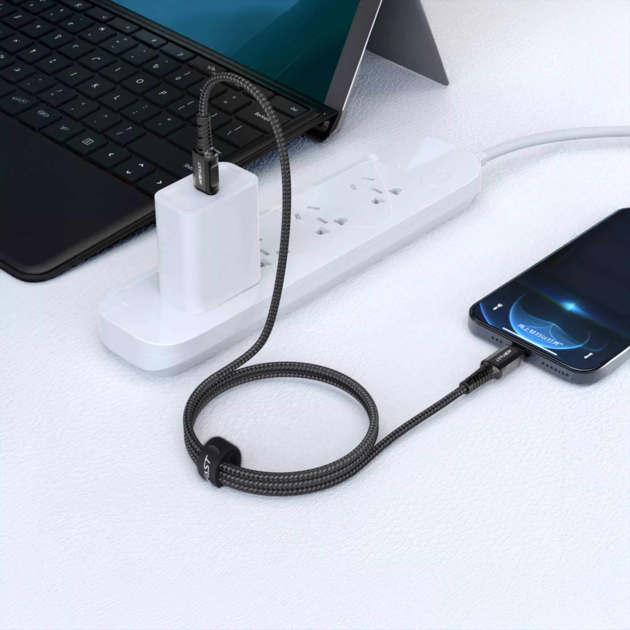 Acefast_-_1.2m_30W_Power_Delivery_-_Type_C_to_MFI_Lightning_Braided_Cable_-_Black_3