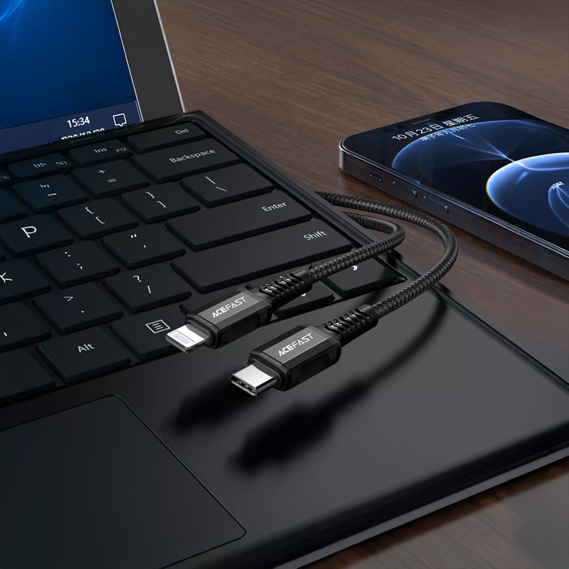 Acefast_-_1.2m_30W_Power_Delivery_-_Type_C_to_MFI_Lightning_Braided_Cable_-_Black_4