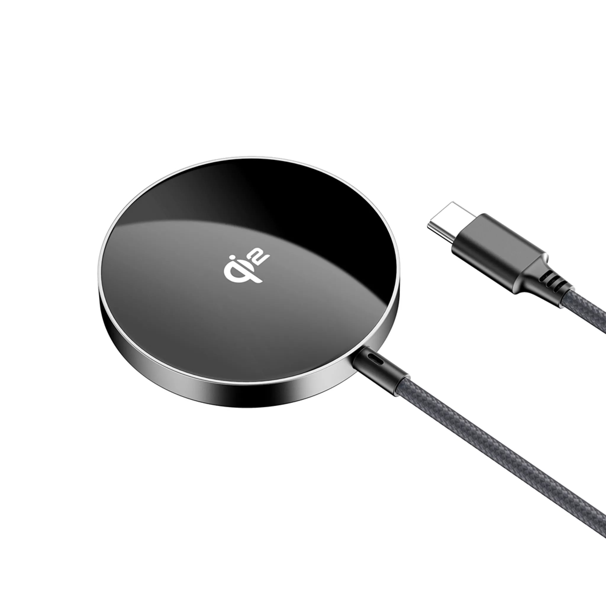 Acefast - USB-C to MagSafe Qi2 Cable for all iPhone 17, iPhone 16, iPhone 15, iPhone 14, iPhone 13 & iPhone 12 Devices - Black
