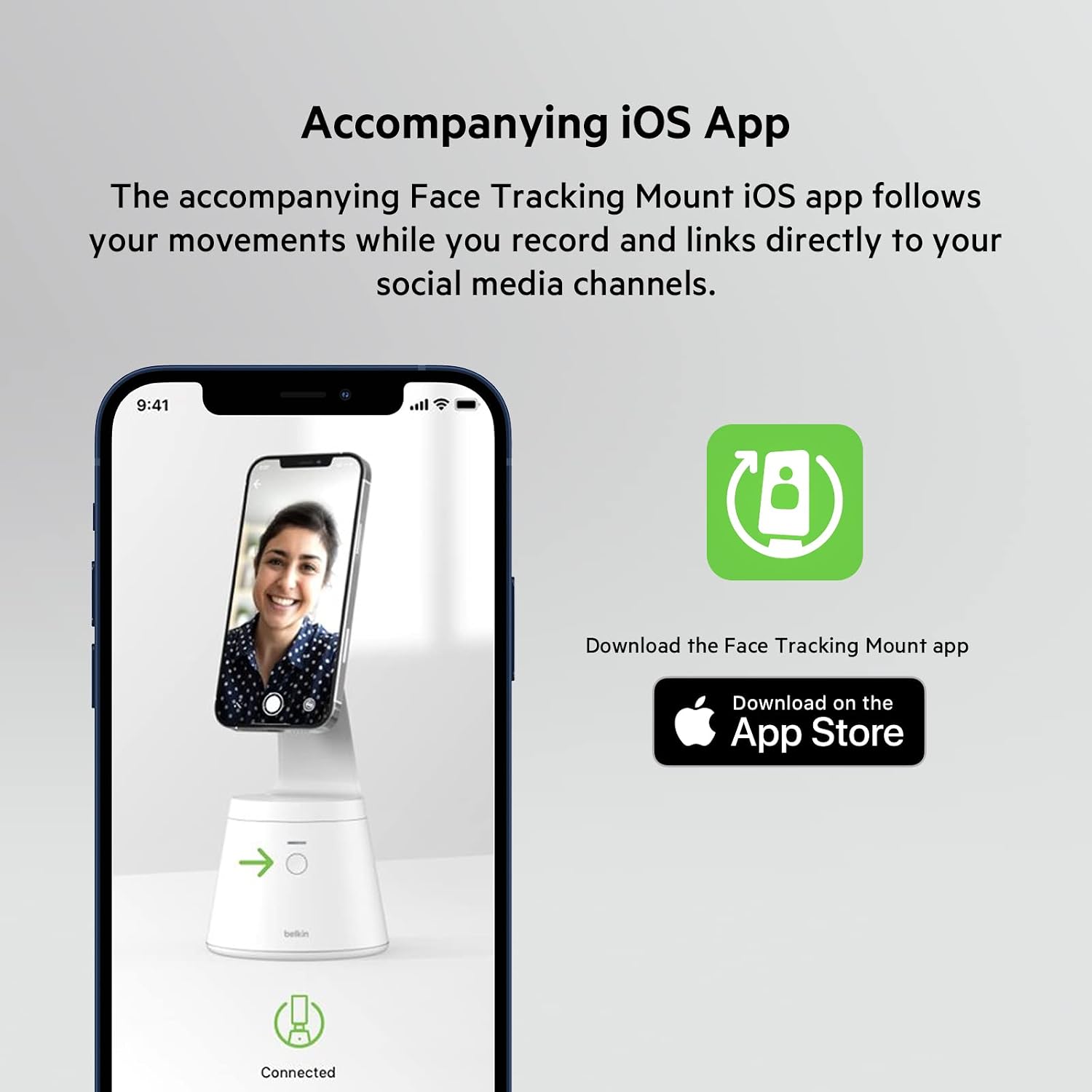 Belkin Face Tracking MagSafe Phone Mount for iPhone