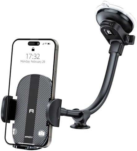 Dashboard & Windshield Long Reach In- Car Holder