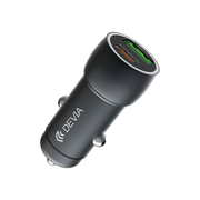 Devia - 30W Power Delivery USB-C & Qualcomm 3.0 USB Port Car Adapter - Black