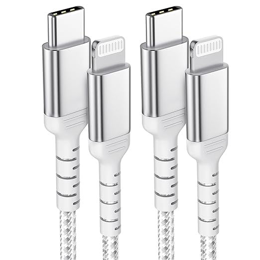 Embossed PVC USB-C TO Lightning  Charging & Data Cable 2m