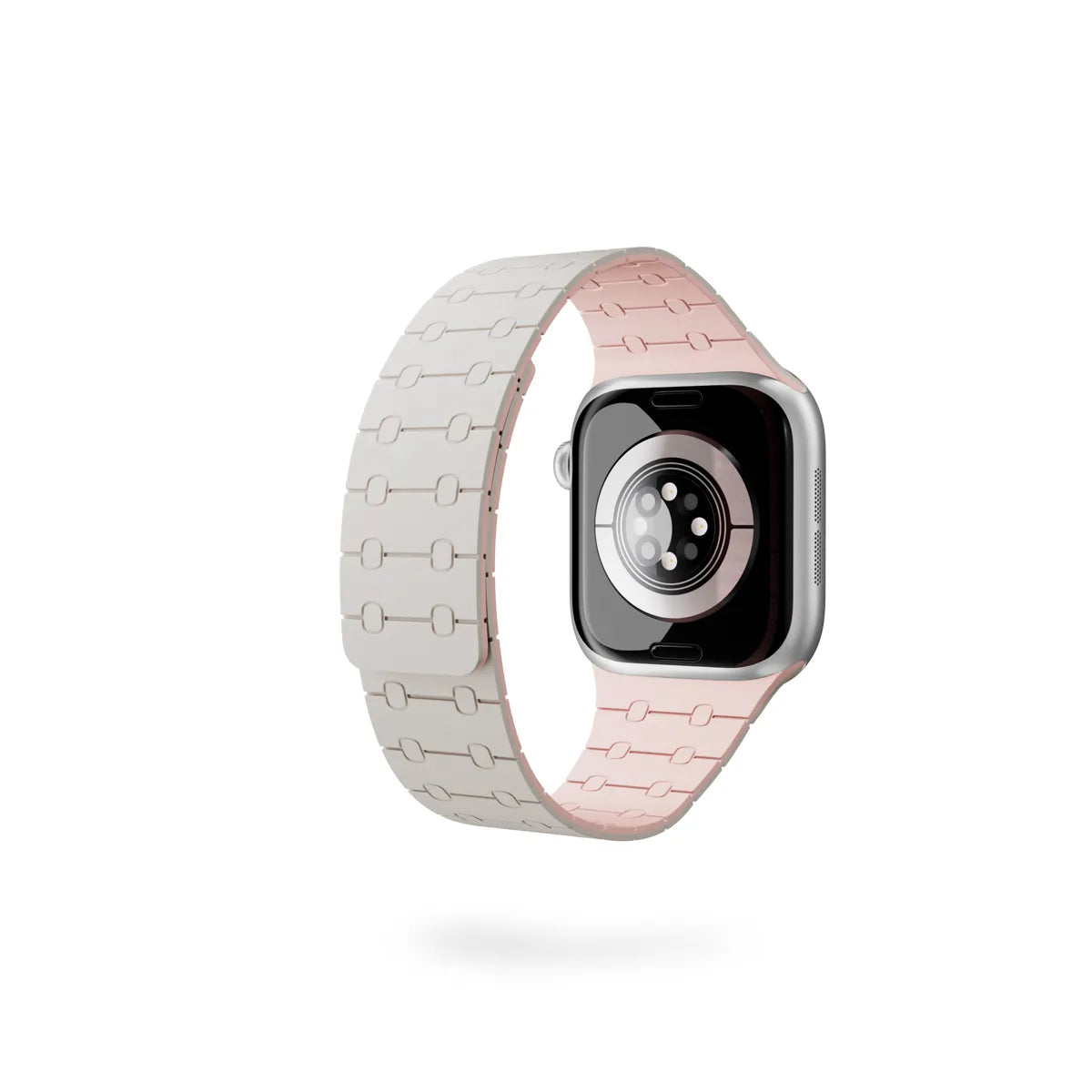 "Epico Magnetic+ Silicone Watch Band for Apple Watch SE  (44mm)/Series 1-9 (42/44/45mm) 10-11 (46mm)/Ultra (49mm)