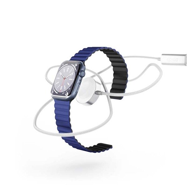 Epico USB-C Fast Magnetic Charger for Apple Watch 1.2m - Silver