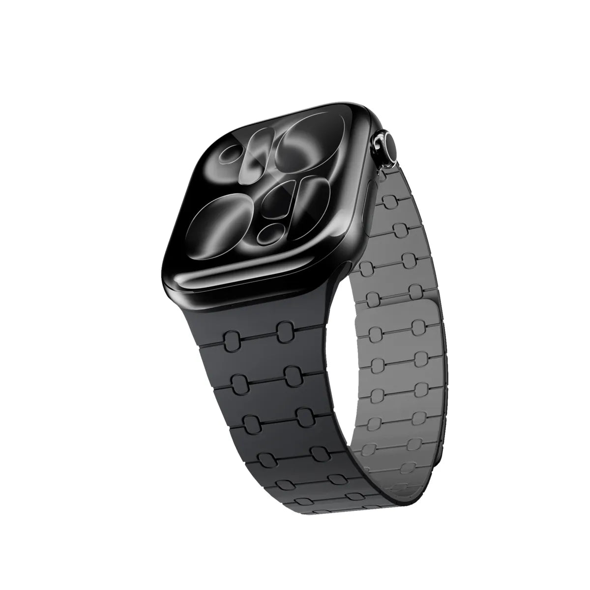 "Epico Magnetic+ Silicone Watch Band for Apple Watch SE  (44mm)/Series 1-9 (42/44/45mm) 10-11 (46mm)/Ultra (49mm)