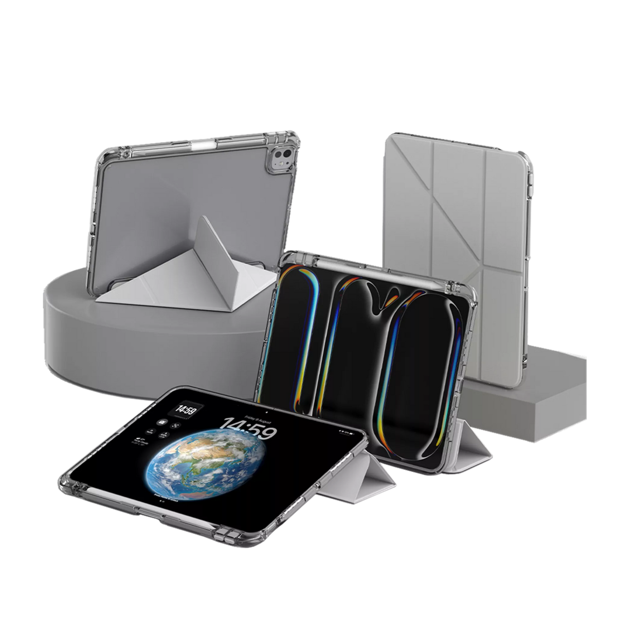 Mutural - Clear-Pro Case for iPad