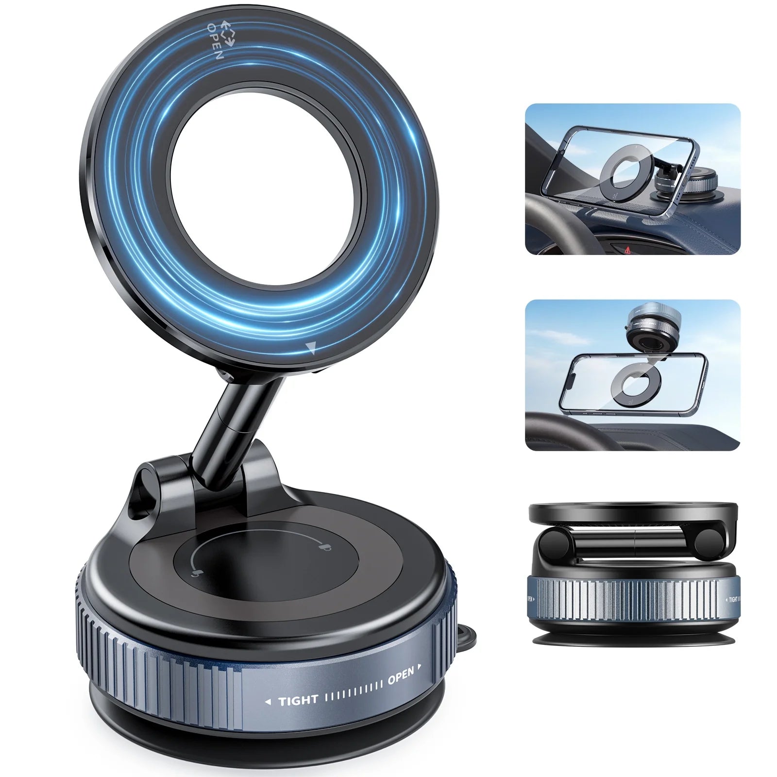 Mini Suction Cup Magnet Holder