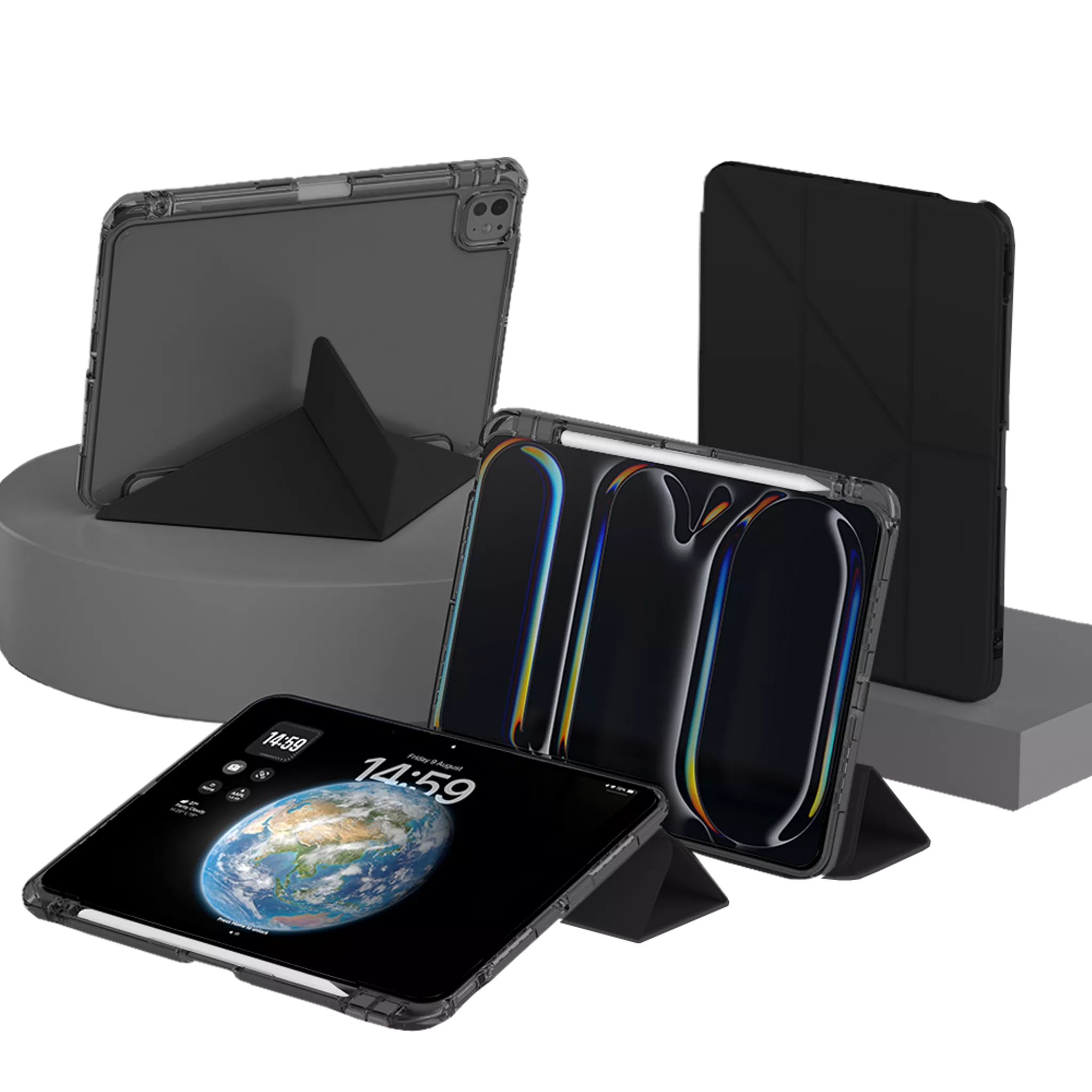 Mutural - Clear-Pro Case for iPad