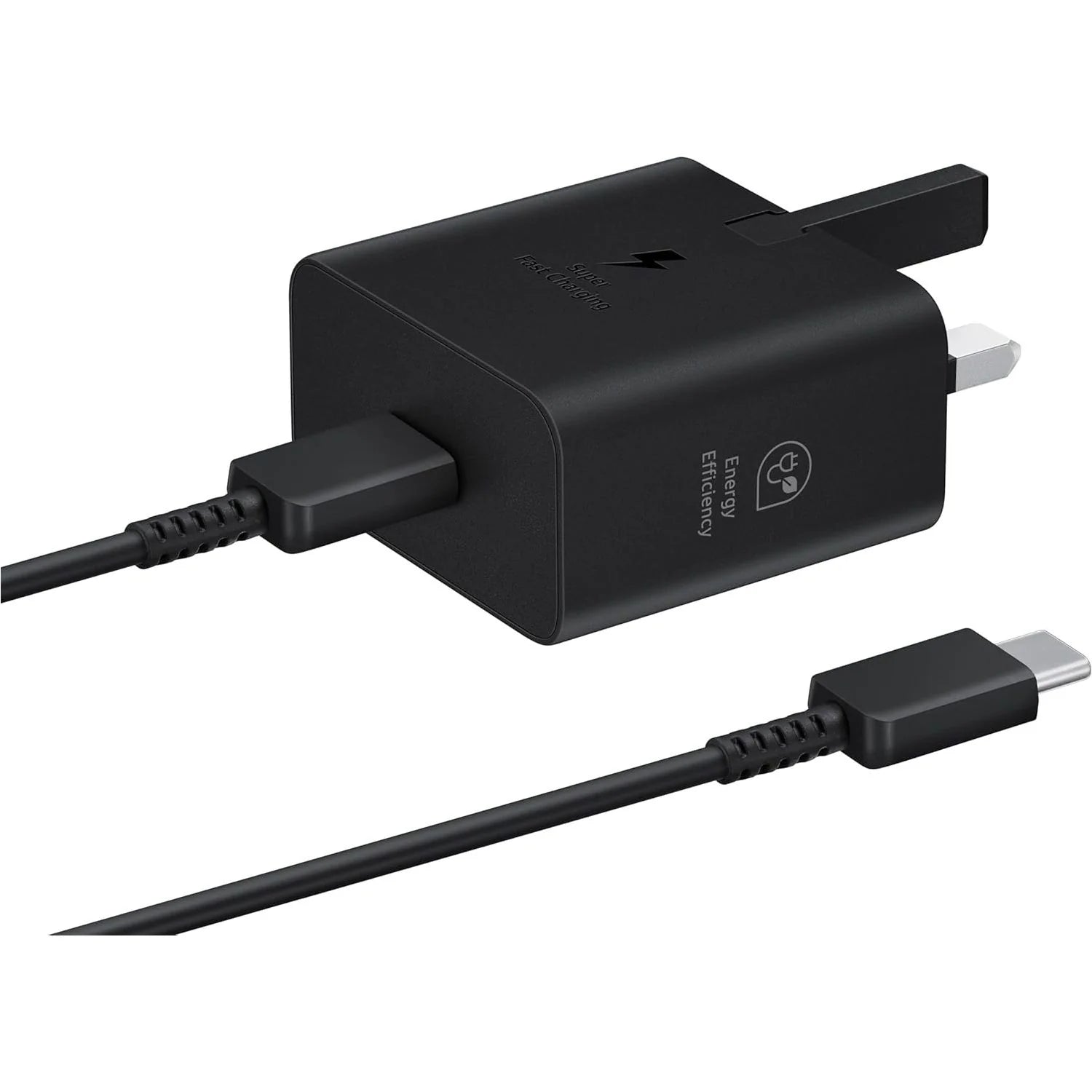 Samsung 25W USB-C Charger - Black With Cable - (UK)