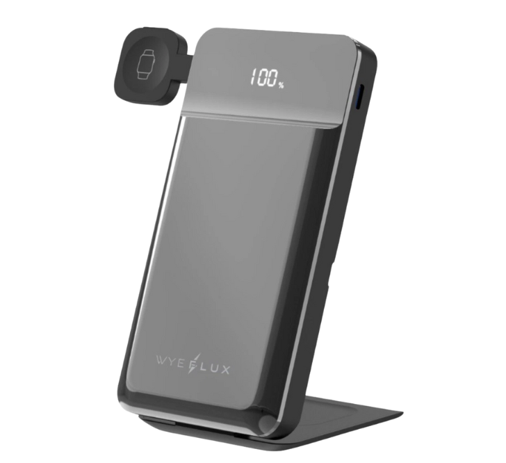 WYEFLUX  Wireless Charging Station & Magsafe Power Bank(3 In 1)
