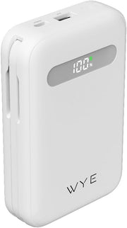 WYEFLUX  Fast Charging Power Bank With 2 Built In Cables