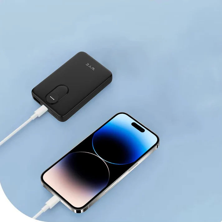 WYEFLUX Portable Power Bank With USB-C Cable