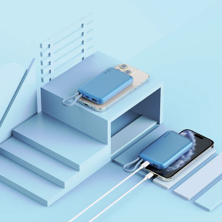 WYEFLUX Wireless Power Bank With Foldable Kickstand