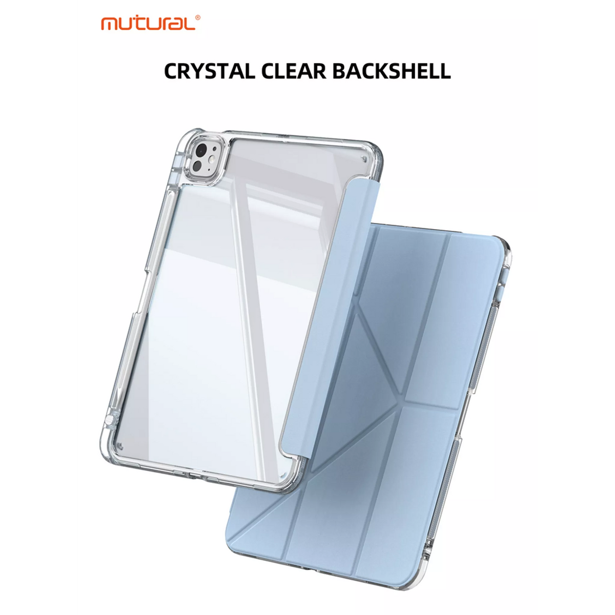 Mutural - Clear-Pro Case for iPad